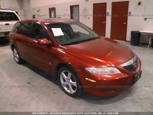 1YVFP82D745N69399 - 2004 MAZDA 6 S RED photo 1