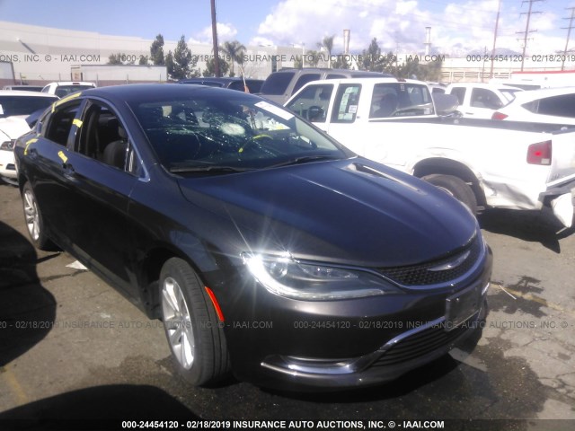 1C3CCCAB0GN157292 - 2016 CHRYSLER 200 LIMITED GRAY photo 1