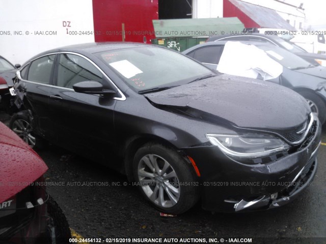 1C3CCCAB2FN624467 - 2015 CHRYSLER 200 LIMITED GRAY photo 1