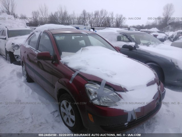 KNADE123686362646 - 2008 KIA RIO LX/SX RED photo 1