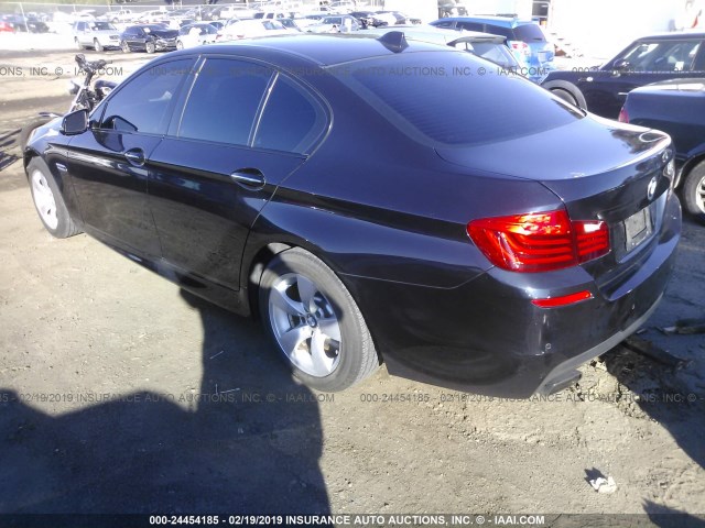 WBAKN9C57ED680773 - 2014 BMW 550 I Dark Blue photo 3