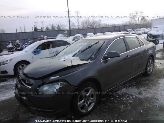 1G1ZH57B39F231675 - 2009 CHEVROLET MALIBU 1LT ნაცრისფერი ფოტო 2