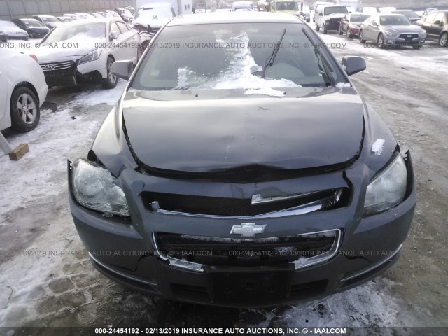 1G1ZH57B39F231675 - 2009 CHEVROLET MALIBU 1LT ნაცრისფერი ფოტო 6
