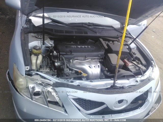 4T1BE46K28U755127 - 2008 TOYOTA CAMRY CE/LE/XLE/SE 浅蓝色 照片 10