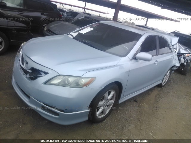 4T1BE46K28U755127 - 2008 TOYOTA CAMRY CE/LE/XLE/SE 浅蓝色 照片 2