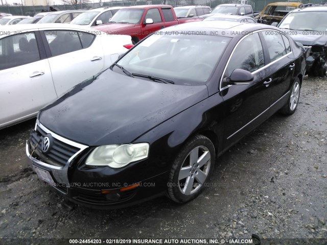 WVWJK93C99P012189 - 2009 VOLKSWAGEN PASSAT TURBO BLACK photo 2