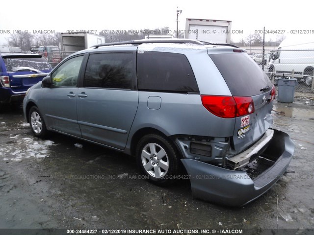 5TDKK4CC7AS291451 - 2010 TOYOTA SIENNA CE/LE Light Blue photo 3