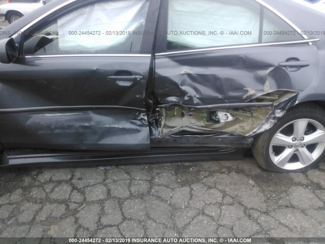 4T1BF3EK9BU215869 - 2011 TOYOTA CAMRY SE/LE/XLE GRAY photo 6