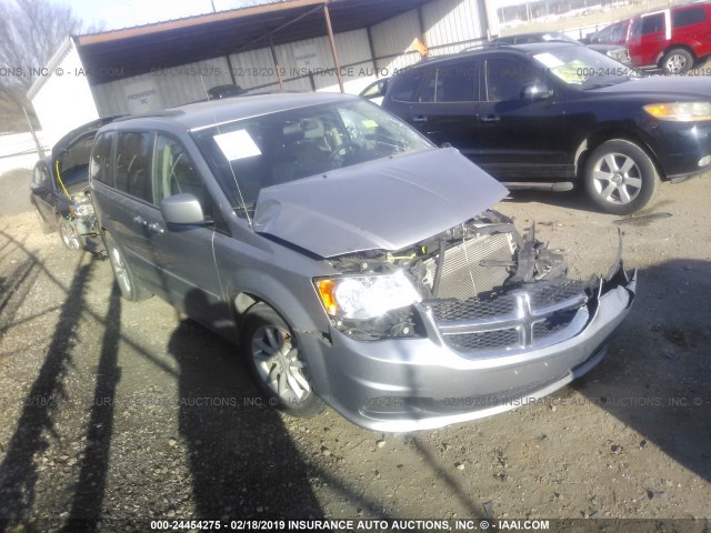 2C4RDGCG5GR194862 - 2016 DODGE GRAND CARAVAN SXT SILVER photo 1