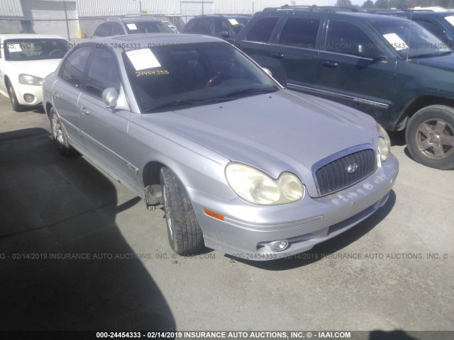 KMHWF35H15A108567 - 2005 HYUNDAI SONATA GLS/LX SILVER photo 1