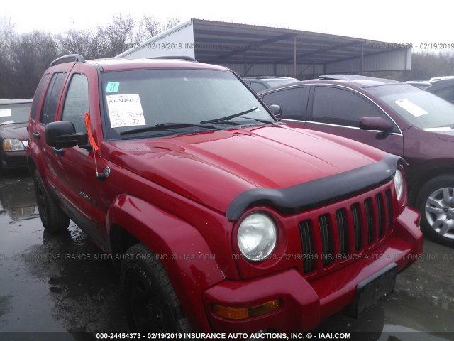 1J4GL58K22W329074 - 2002 JEEP LIBERTY LIMITED RED photo 1