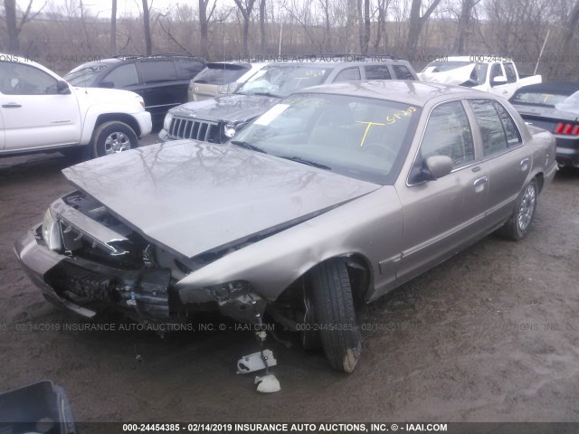 2MEFM74W74X680541 - 2004 MERCURY GRAND MARQUIS GS TAN photo 2