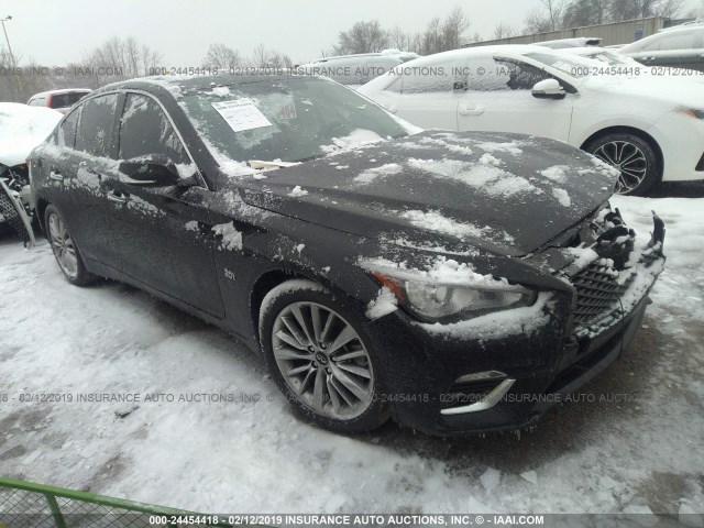 JN1EV7AR3JM439235 - 2018 INFINITI Q50 LUXE/SPORT BLACK photo 1