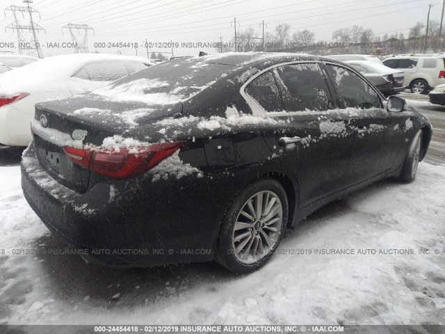 JN1EV7AR3JM439235 - 2018 INFINITI Q50 LUXE/SPORT BLACK photo 4