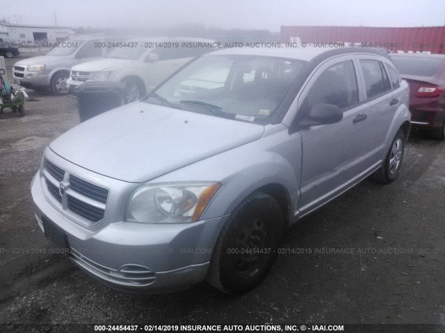 1B3HB28C09D125885 - 2009 DODGE CALIBER SE SILVER photo 2