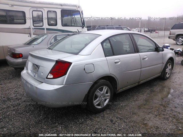 1G8AJ58F66Z130046 - 2006 SATURN ION LEVEL 2 SILVER photo 4