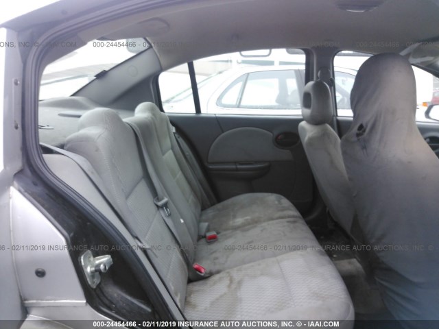 1G8AJ58F66Z130046 - 2006 SATURN ION LEVEL 2 SILVER photo 8