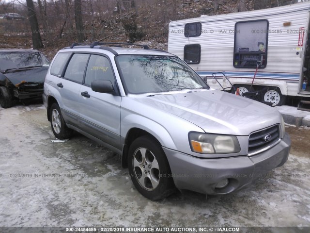 JF1SG65683H710683 - 2003 SUBARU FORESTER 2.5XS SILVER photo 1