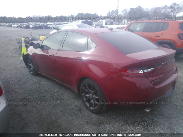 1C3CDFFA1GD822611 - 2016 DODGE DART SXT SPORT RED photo 3