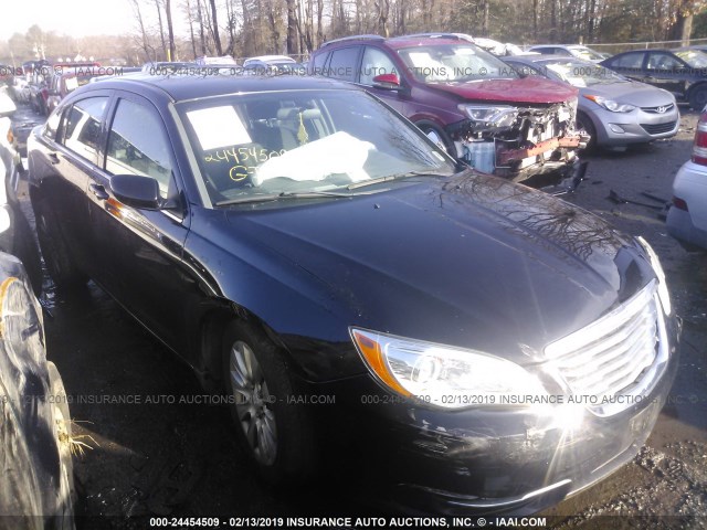 1C3CCBAB5EN170627 - 2014 CHRYSLER 200 LX BLACK photo 1