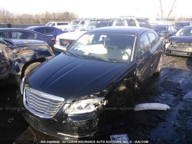 1C3CCBAB5EN170627 - 2014 CHRYSLER 200 LX BLACK photo 2