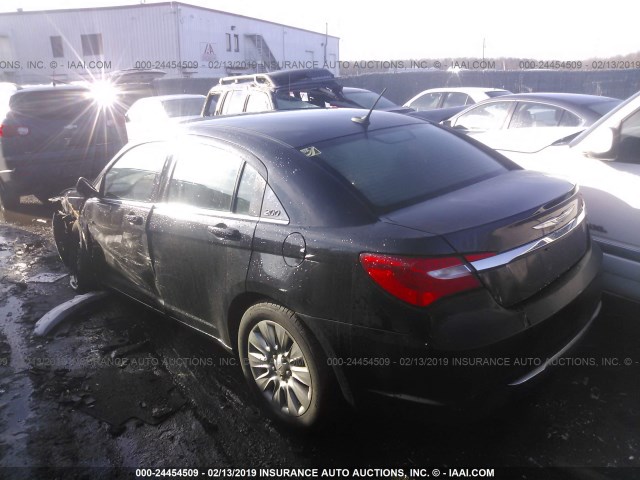 1C3CCBAB5EN170627 - 2014 CHRYSLER 200 LX BLACK photo 3