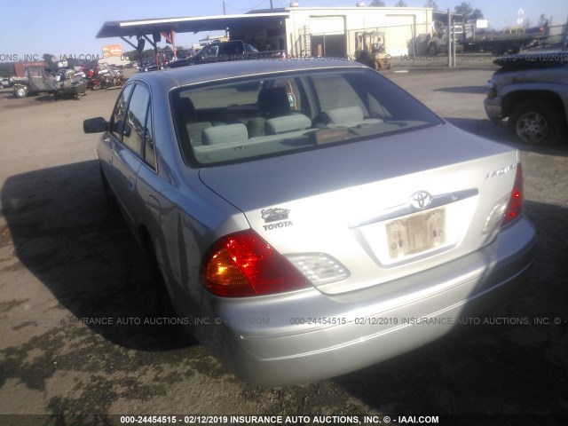 4T1BF28B71U117685 - 2001 TOYOTA AVALON XL/XLS SILVER photo 3