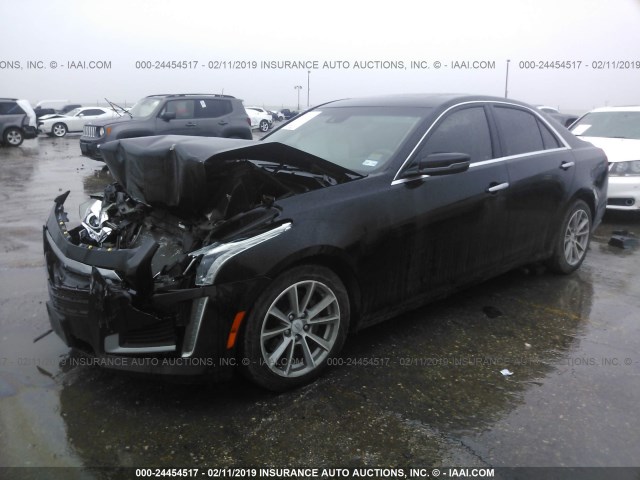 1G6AR5SX0H0130103 - 2017 CADILLAC CTS LUXURY BLACK photo 2