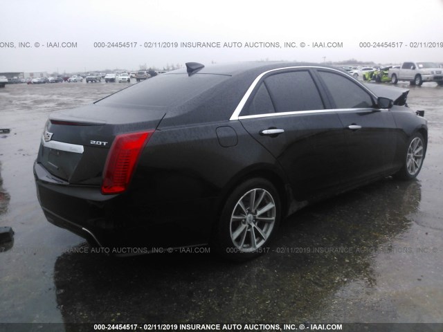 1G6AR5SX0H0130103 - 2017 CADILLAC CTS LUXURY BLACK photo 4