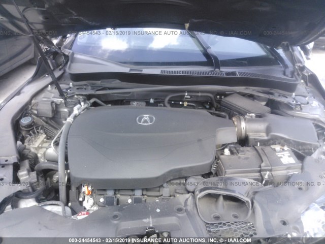 19UUB2F38GA010905 - 2016 ACURA TLX GRAY photo 10