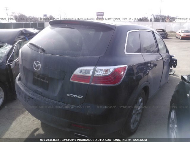 JM3TB2BA1C0352220 - 2012 MAZDA CX-9 BLACK photo 4