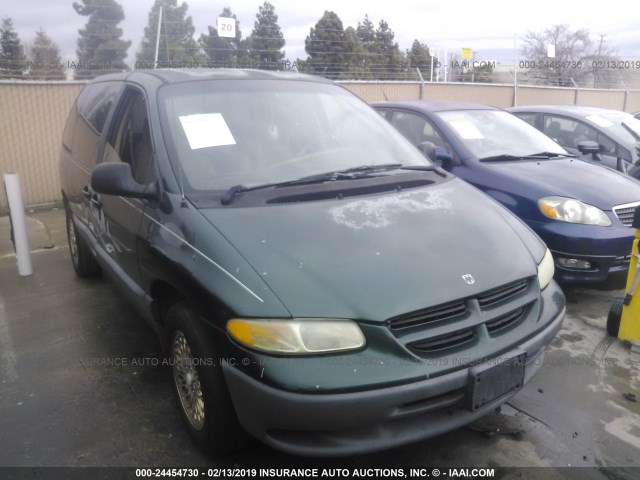 2B4GP45G3XR390113 - 1999 DODGE CARAVAN SE/SPORT GREEN photo 1