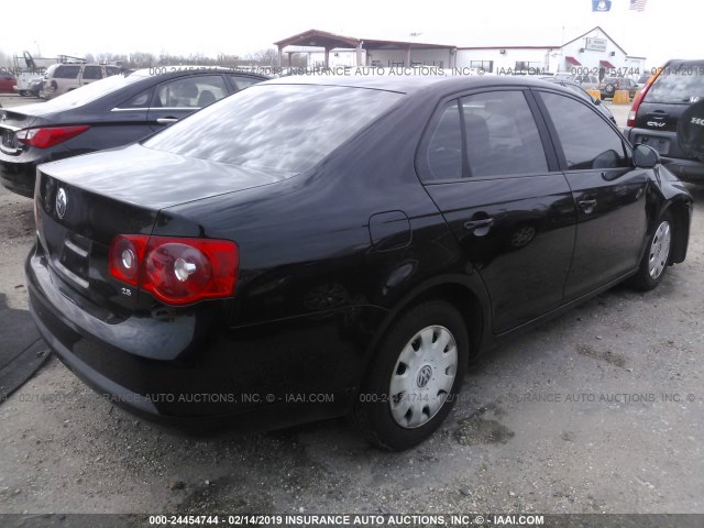 3VWPF71K16M690804 - 2006 VOLKSWAGEN JETTA VALUE BLACK photo 4