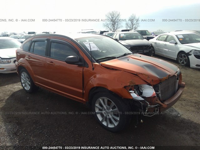 1B3CB5HA7BD128427 - 2011 DODGE CALIBER HEAT ORANGE photo 1