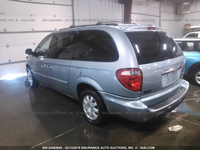 2A4GP54L76R666843 - 2006 CHRYSLER TOWN & COUNTRY TOURING Light Blue photo 3