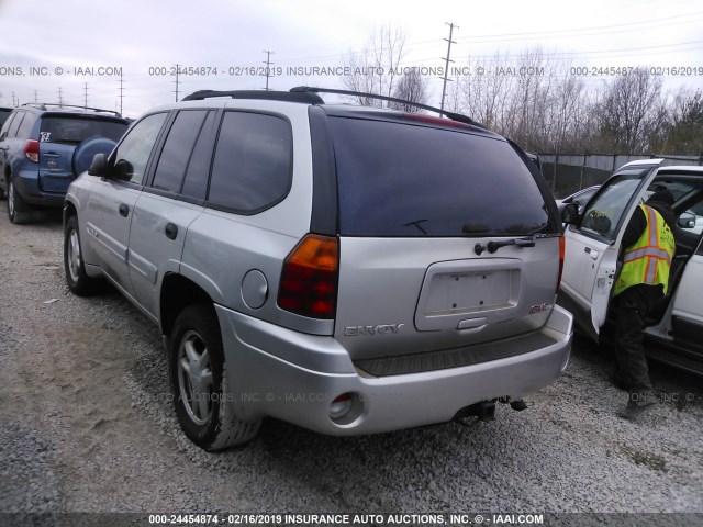 1GKDT13S542349097 - 2004 GMC ENVOY SILVER photo 3