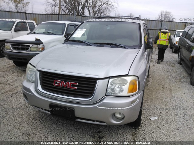 1GKDT13S542349097 - 2004 GMC ENVOY SILVER photo 6