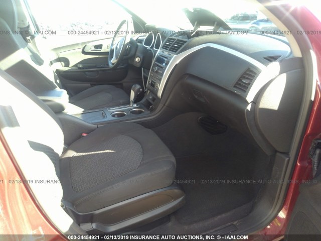 1GNKRGEDXBJ323060 - 2011 CHEVROLET TRAVERSE LT MAROON photo 5