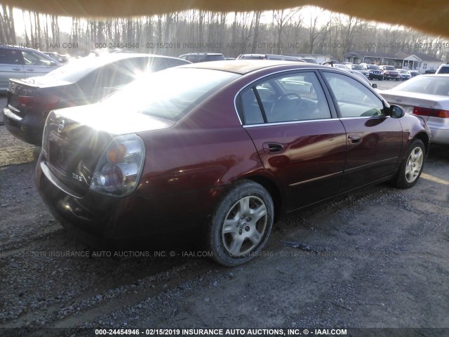 1N4AL11DX3C287777 - 2003 NISSAN ALTIMA S/SL MAROON photo 4