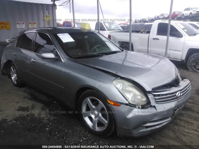 JNKCV51E94M101671 - 2004 INFINITI G35 GRAY photo 1