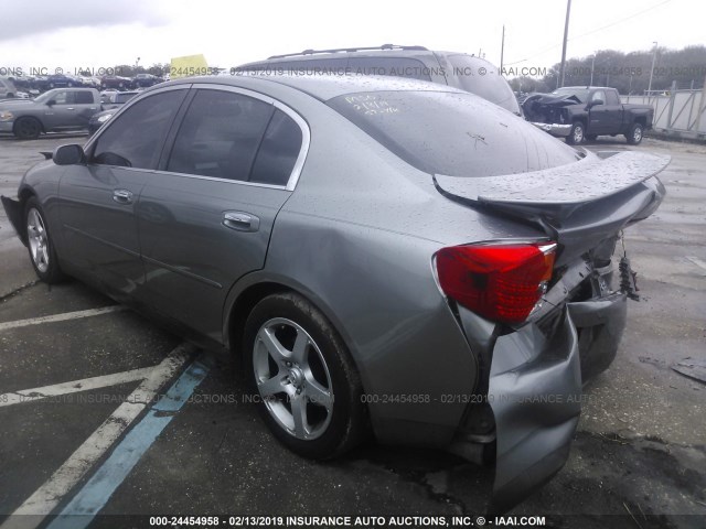 JNKCV51E94M101671 - 2004 INFINITI G35 GRAY photo 3