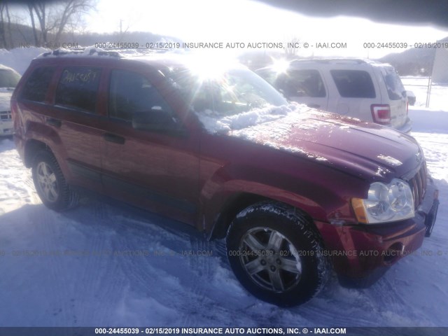 1J4GR48K96C214181 - 2006 JEEP GRAND CHEROKEE LAREDO/COLUMBIA/FREEDOM 红色 照片 1