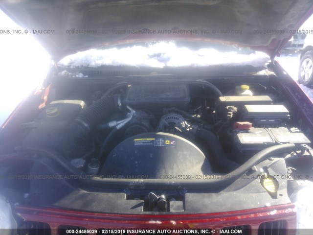 1J4GR48K96C214181 - 2006 JEEP GRAND CHEROKEE LAREDO/COLUMBIA/FREEDOM 红色 照片 10