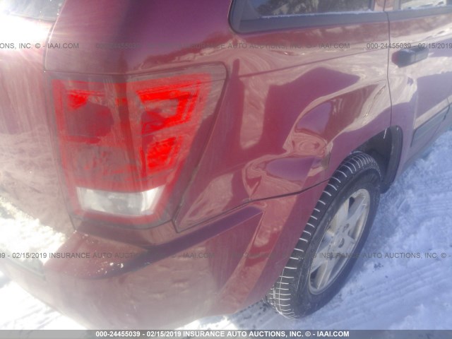 1J4GR48K96C214181 - 2006 JEEP GRAND CHEROKEE LAREDO/COLUMBIA/FREEDOM 红色 照片 6