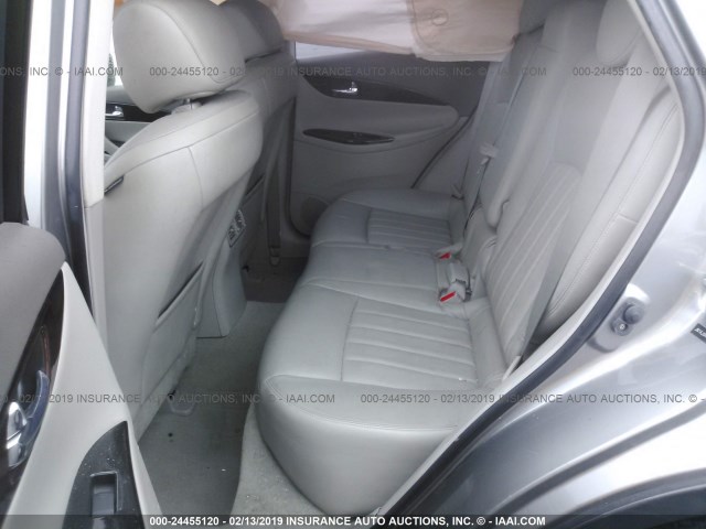 JN1AJ0HP0AM700360 - 2010 INFINITI EX35 JOURNEY GRAY photo 8