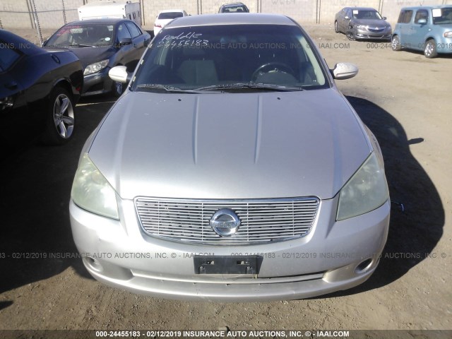 1N4AL11D36C168909 - 2006 NISSAN ALTIMA S/SL SILVER photo 6