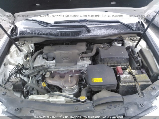 4T1BF1FK9CU507638 - 2012 TOYOTA CAMRY SE/LE/XLE 白色 照片 10