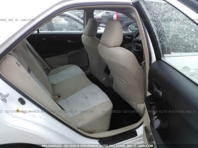 4T1BF1FK9CU507638 - 2012 TOYOTA CAMRY SE/LE/XLE 白色 照片 8