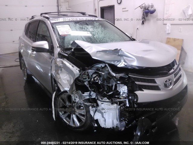 2T3DFREVXDW069014 - 2013 TOYOTA RAV4 LIMITED SILVER photo 6