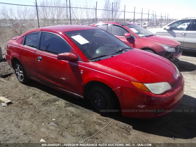 1G8AW12F95Z119754 - 2005 SATURN ION LEVEL 3 RED photo 1